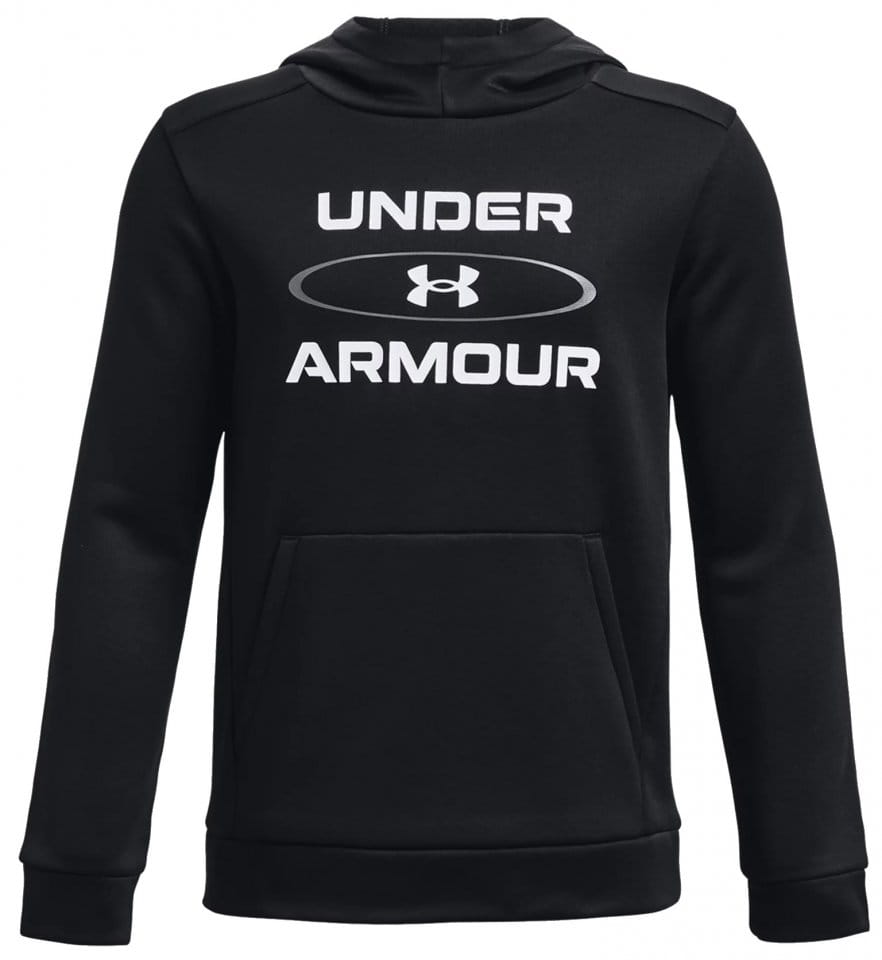 Φούτερ-Jacket με κουκούλα Under UA Armour Fleece Graphic HD-BLK