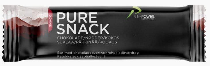 Μπάρα Power Pure Snack Dark chocolate and coconut(rawbar)