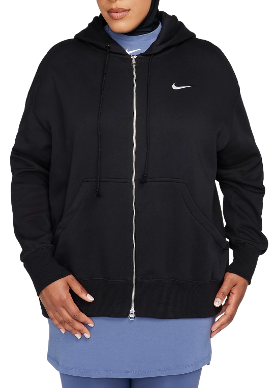 Φούτερ-Jacket με κουκούλα Nike Phoenix Fleece Oversized Jacket