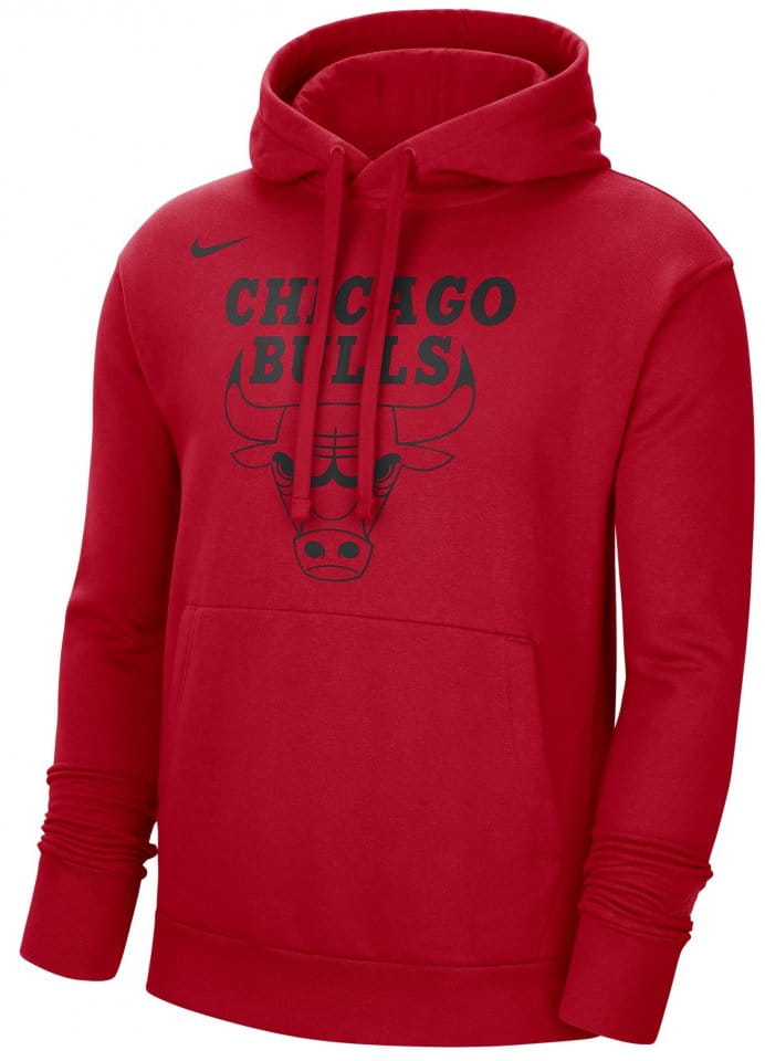 Φούτερ-Jacket με κουκούλα Nike CHICAGO BULLS MEN'S FLEECE PULLOVER ESSENTIAL GX