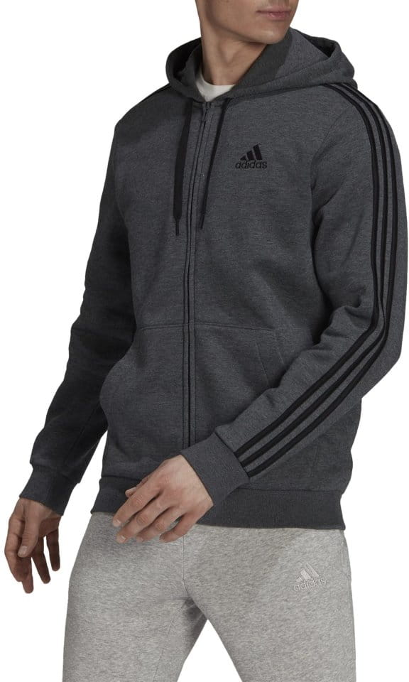 Φούτερ-Jacket με κουκούλα adidas Sportswear M 3S FL FZ HD